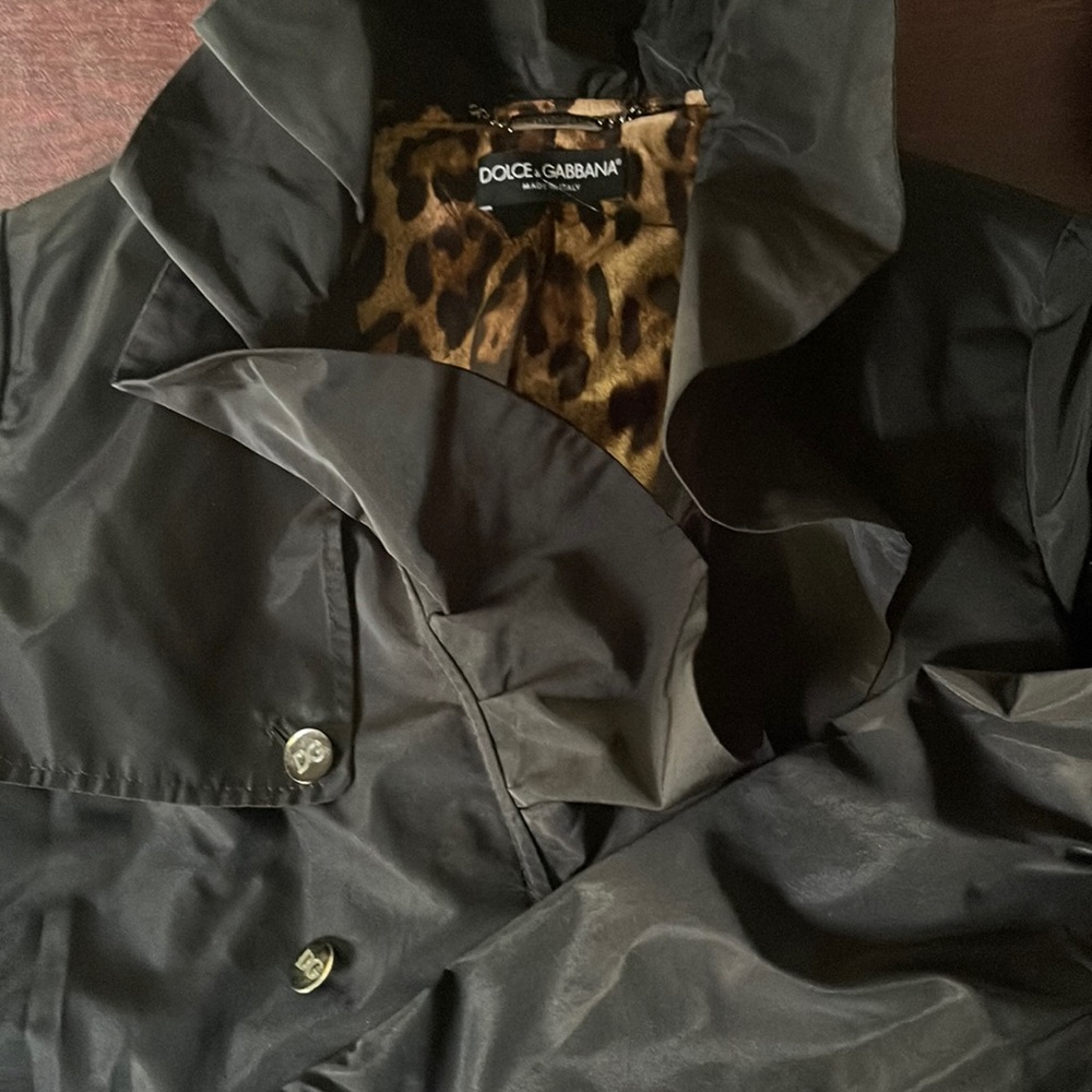 Dolce & Gabbana Black Coat - Size 46